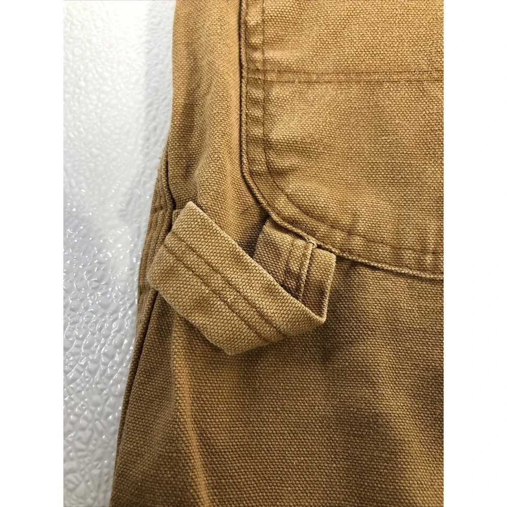 Dickies Carpenter Pants Mens‎ 42x30 Brown Excellent Duck Canvas Utility Workwear